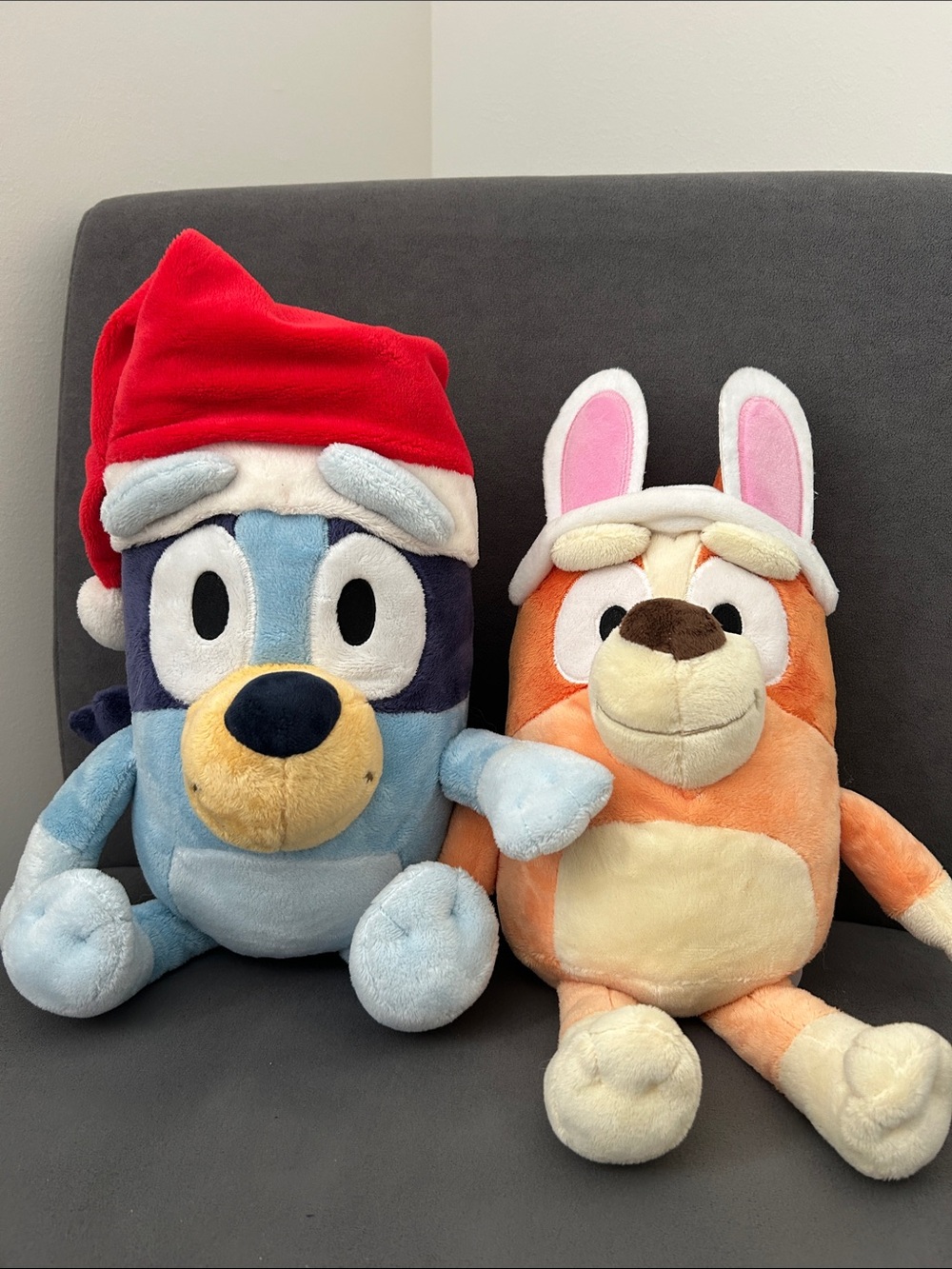Squishmallows Blue & Orange Plush Duo with Red Hat